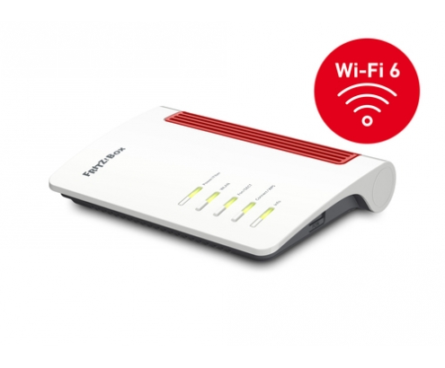 FRITZ!Box 5530 (WITH SFP XGSPON) router inalámbrico Gigabit Ethernet Doble banda (2,4 GHz / 5 GHz) Blanco
