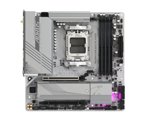 Gigabyte B650M AORUS ELITE AX ICE placa base AMD B650 Zócalo AM5 micro ATX