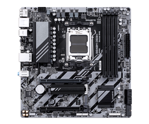 GIGABYTE B840M DS3H Placa base - Procesadores AMD Ryzen 9000, VRM de 8+2+2 fases, hasta 8200 MHz DDR5, 2xPCIe 4.0 M.2, LAN 2.5GbE, USB 3.2 Gen 1