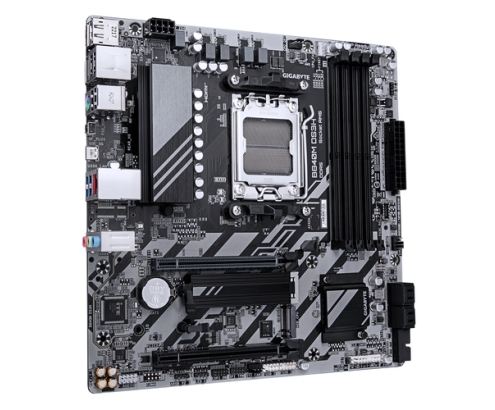 GIGABYTE B840M DS3H Placa base - Procesadores AMD Ryzen 9000, VRM de 8+2+2 fases, hasta 8200 MHz DDR5, 2xPCIe 4.0 M.2, LAN 2.5GbE, USB 3.2 Gen 1