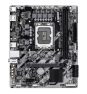 GIGABYTE H810M K Placa Base – Procesadores Intel Core Ultra (Serie 2), VRM de 3+1+2 fases, hasta 6400 MHz DDR5, 1 x M.2 PCIe 4.0, LAN 1 GbE, USB 3.2