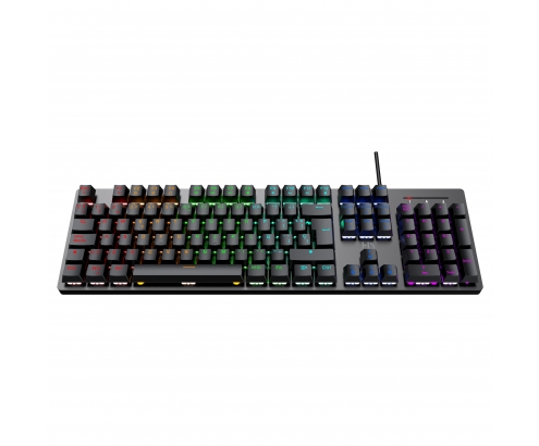 Hiditec Teclado gaming mecanico GK400 usb + Raton gaming Blitz + Alfombrilla T-Fenix Negro