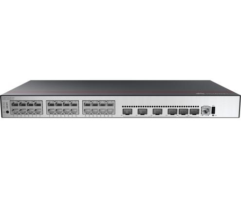 Huawei CloudEngine S5735-L24P4XE-A-V2 Gestionado L3 Gigabit Ethernet (10/100/1000) EnergÍa sobre Ethernet (PoE) 1U Negro, Plata