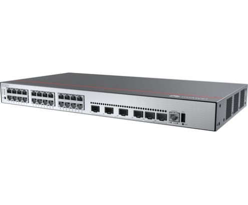 Huawei CloudEngine S5735-L24P4XE-A-V2 Gestionado L3 Gigabit Ethernet (10/100/1000) EnergÍa sobre Ethernet (PoE) 1U Negro, Plata