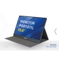 Iggual MPL156 15.6″ 1080p 60Hz IPS portátil altavoces USB-C HDMI VESA