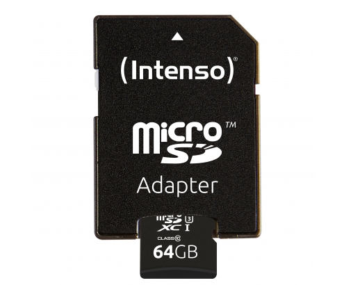 Intenso Memoria flash 64 GB MicroSDXC UHS-I Clase 10