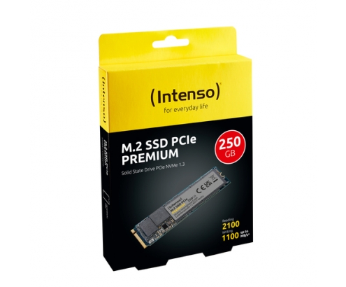 Intenso SSD 250GB Premium M.2 PCIe PCI Express 3.0 NVMe