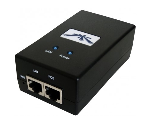 INYECTOR DE CORRIENTE UBIQUITI 48 VDC POE 24W POE-48-24W