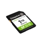 Kingston Technology 1 TB SDXC Canvas Select Plus Gen3 150 MB/s C10 UHS-I U3 V30
