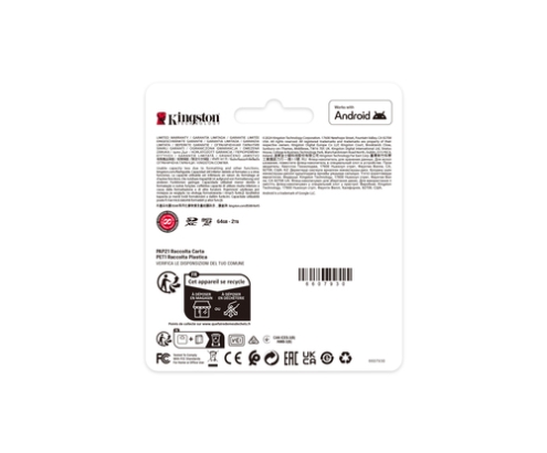 Kingston Technology 128 GB SDXC Canvas Select Plus Gen3 150 MB/s C10 UHS-I U1 V10