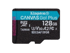Kingston Technology 128GB microSDXC Canvas Go Plus Gen4 200R A2 U3 Paq...