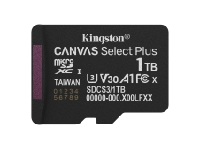 Kingston Technology 1TB micSDXC Canvas Select Plus Gen3 150R A1 (Adapt...