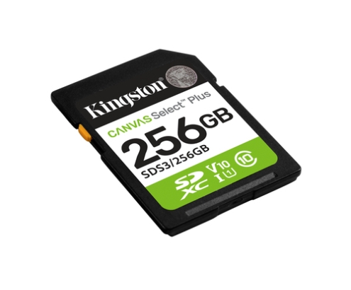 Kingston Technology 256 GB SDXC Canvas Select Plus Gen3 150 MB/s C10 UHS-I U1 V10