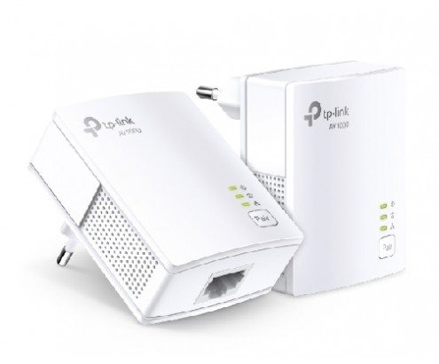 KIT 2 UNIDADES HOMEPLUG TP-LINK POWERLINE 1000MB 1P GIGA BLANCO TL-PA7017 KIT