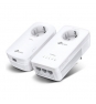 Kit adaptador plc tp-link 1300 Mbit/s Ethernet 2 piezas blanco TL-WPA8631P KIT