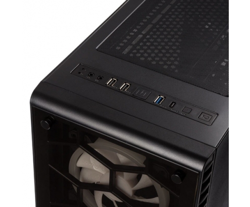 Kolink Observatory RGB Cristal Templado USB 3.0 Negra