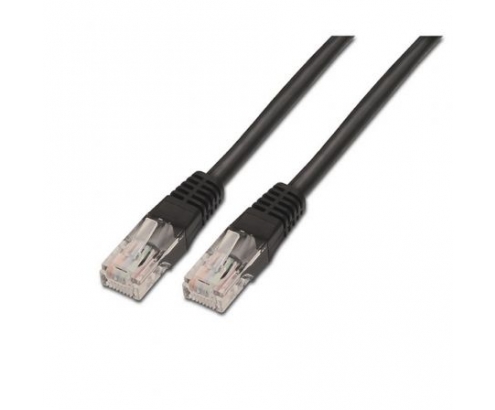 Latiguillo de red aisens rj45 utp cat5e 2m negro A133-0204