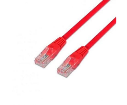 LATIGUILLO RJ45 UTP CAT-6 1MT AISENS ROJO A135-0238