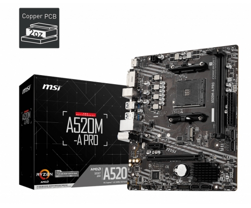 MSI A520M-A PRO Placa base