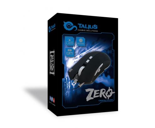 RATON TALIUS GAMING ZERO 4000DPI 10 BOTONES TAL-ZERO