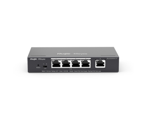 Ruijie Networks RG-ES205GC-P switch Gestionado L2 Gigabit Ethernet (10/100/1000) Energía sobre Ethernet (PoE)