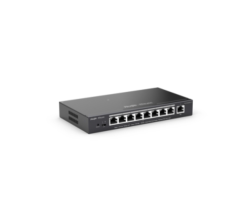 Ruijie Networks RG-ES209GC-P switch Gestionado Gigabit Ethernet (10/100/1000) Energía sobre Ethernet (PoE) Negro