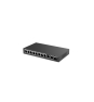 Ruijie Networks RG-ES210GS-P switch Gestionado L2 Gigabit Ethernet (10/100/1000) Energía sobre Ethernet (PoE) Negro