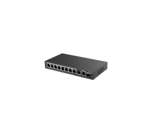 Ruijie Networks RG-ES210GS-P switch Gestionado L2 Gigabit Ethernet (10/100/1000) Energía sobre Ethernet (PoE) Negro