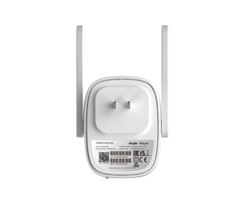 Ruijie Networks RG-EW300R sistema Wi-Fi Mesh (Wi-Fi en malla) Banda única (2,4 GHz) Wi-Fi 4 (802.11n) Blanco 1 Externo