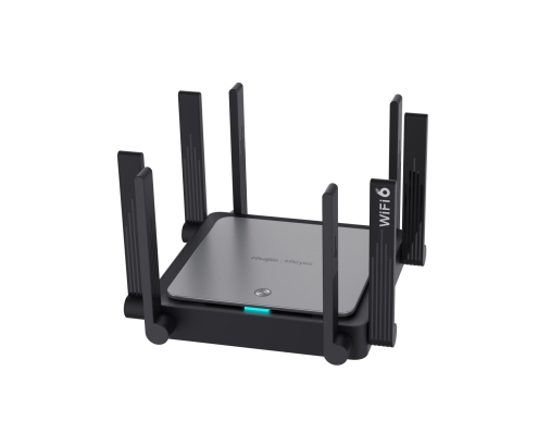 Ruijie Networks RG-EW3200GX PRO router inalámbrico Gigabit Ethernet Doble banda (2,4 GHz / 5 GHz) Negro