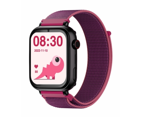 SAVE FAMILY Correa Recambio Tela Frambuesa Compatible con los modelos SaveWatch + Senior Enjoy Superior