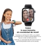 SaveFamily SaveWatch Plus 2 Reloj Inteligente para niños 4G Esfera Blanca correa silicona Negra