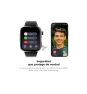 SaveFamily SaveWatch Plus 2 Reloj Inteligente para niños 4G Esfera Negra correa Tela ZigZag