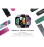 SaveFamily SaveWatch Plus 2 Reloj Inteligente para niños 4G Esfera Negra correa Tela ZigZag