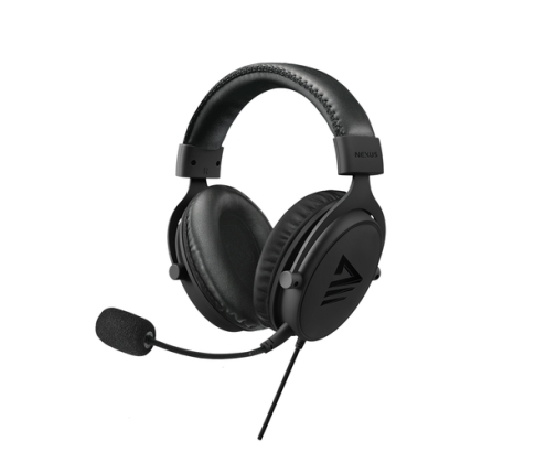 Savio NEXUS Auriculares Alámbrico Casco Juego Negro