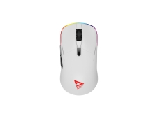 Savio RIFT WHITE gaming mouse RGB Dual Mode ratón Juego mano derecha ...