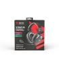 Savio Stratus Auriculares Alámbrico gancho de oreja Juego Negro