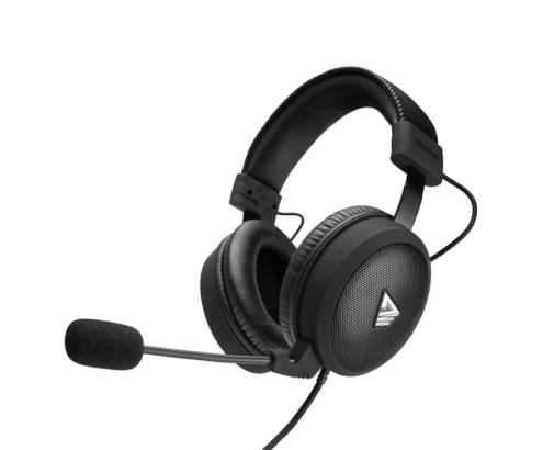 Savio Stratus Auriculares Alámbrico gancho de oreja Juego Negro