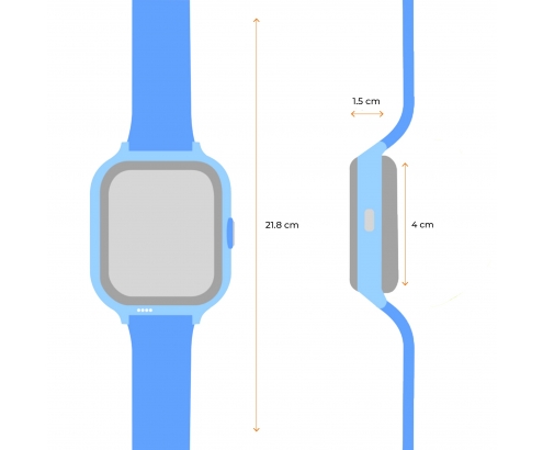 Smartwatch SaveFamily Enjoy 4G Pantalla IPS 1.4
