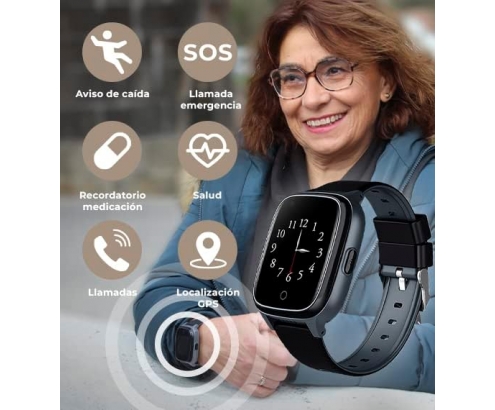 Smartwatch SaveFamily Senior Pantalla IPS 1.4