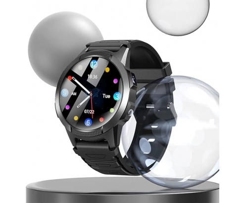 SmartWatch SaveFamily Slim 4G Reloj Inteligente niño Videollamada GPS Llamada Chat Boton SOS Cronometro podometro Waterproof Ip6 Negro NO INCLUYE SIM