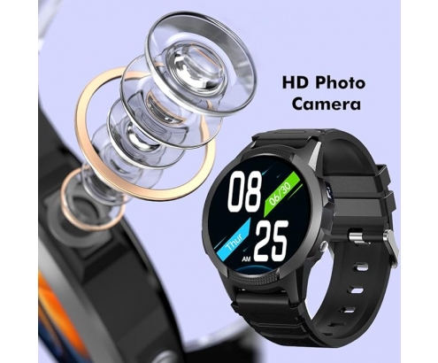 SmartWatch SaveFamily Slim 4G Reloj Inteligente niño Videollamada GPS Llamada Chat Boton SOS Cronometro podometro Waterproof Ip6 Negro NO INCLUYE SIM