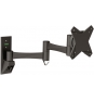 SOPORTE TV TOOQ PARED INCLINABLE GIRATORIO NEGRO LP2323TN-B