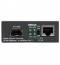 StarTech.com Conversor de Medios Ethernet Gigabit a Fibra con SFP abierto - Negro