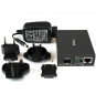 StarTech.com Conversor de Medios Ethernet Gigabit a Fibra con SFP abierto - Negro