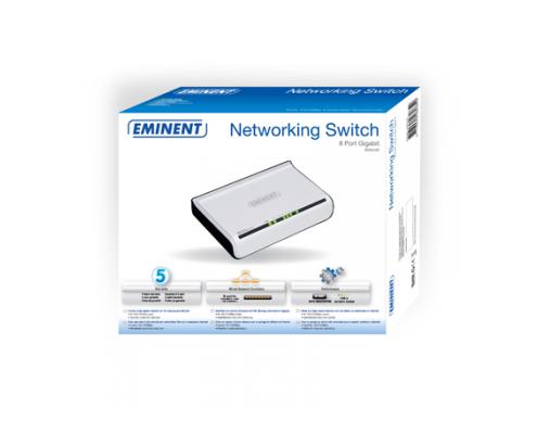 SWITCH EMINENT 8PTOS GIGABIT EM4442
