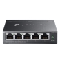 TP-Link Omada ES205G Gestionado Gigabit Ethernet (10/100/1000) Energía sobre Ethernet (PoE) Negro