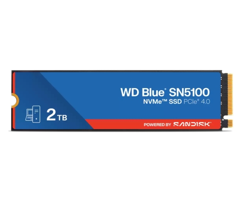 Western Digital WD Blue SN5100 2 TB M.2 PCI Express 4.0 NVMe QLC 3D NAND